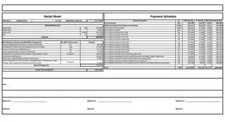 The Prestige Place Complete Costing Details
